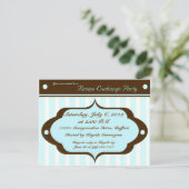 Recipe Exchange Party nodigt uit met een ontvangst Kaart (Staand voorkant)