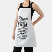Recipe for a Special Teacher Kitchen Appreciation Schort (Insitu)