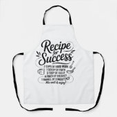 Recipe for Success – Heartfelt Kitchen Quote Schort (Voorkant)