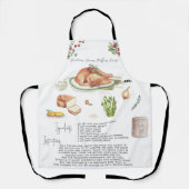 Recipe Heirloom Apron | Turks personeel Schort (Voorkant)