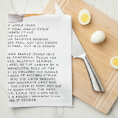 Recipe Heirloom Tea Towels | Appelcider Theedoek (Quarter Fold)