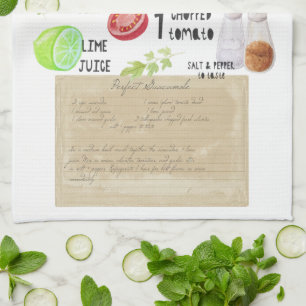Recipe Heirloom Tea Towels Theedoek