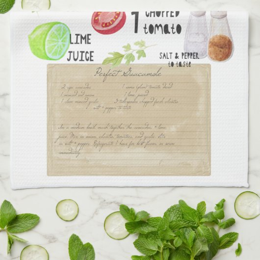 Recipe Heirloom Tea Towels Theedoek (Gevouwen)