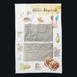 Recipe Heirloom Tea Towels Theedoek<br><div class="desc">Voor een uniek cadeau kun je een hele reeks behandelingen maken van een van de beruchte recepten van oma, en een cadeautje samen met een theedoek met hetzelfde recept. Maak van handgeschreven recepten van je moeder of grootmoeder of tantes prachtige theedoeken met gevoel voor dagelijks gebruik. Het is gemakkelijk om...</div>