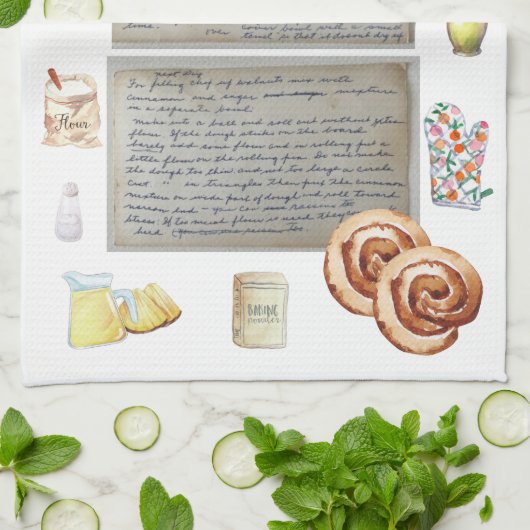 Recipe Heirloom Tea Towels Theedoek (Gevouwen)