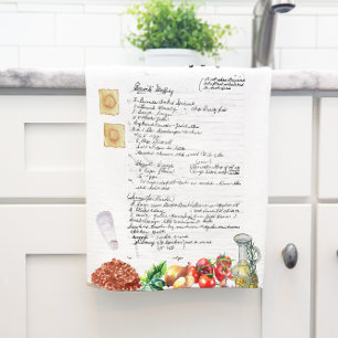 Recipe Heirloom Tea Towels Theedoek