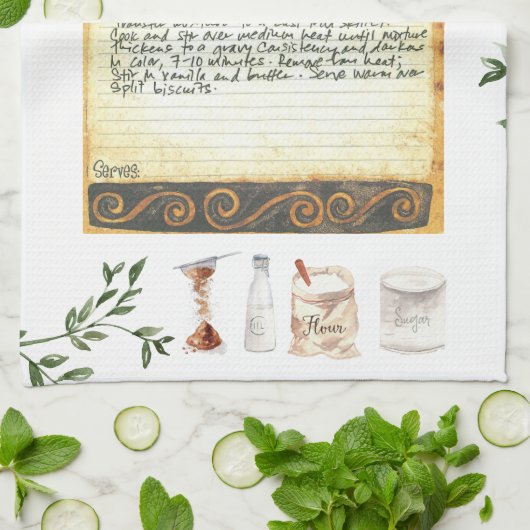 Recipe Heirloom Tea Towels Theedoek (Gevouwen)