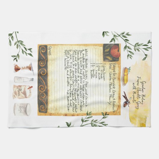 Recipe Heirloom Tea Towels Theedoek (Horizontaal)