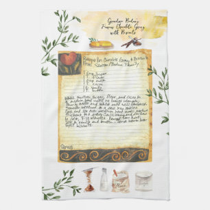 Recipe Heirloom Tea Towels Theedoek