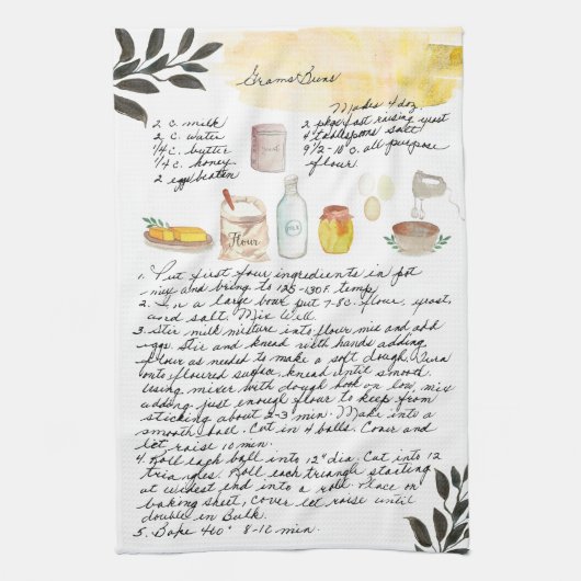 Recipe Heirloom Tea Towels Theedoek (Verticaal)