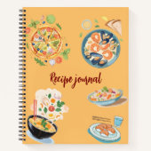 Recipe Journal – A Cozy Kitchen Companion for Moms Notitieboek (Voorkant)