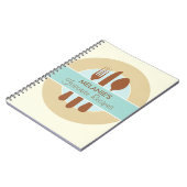 Recipe Journal (blauw) Notitieboek (Linkerzijde)