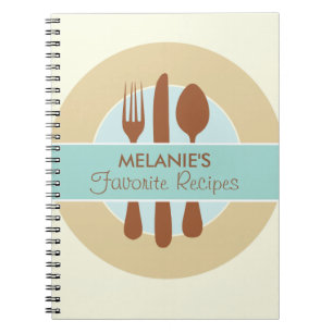 Recipe Journal (blauw) Notitieboek