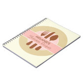 Recipe Journal, roze Notitieboek (Linkerzijde)
