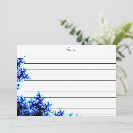 RECIPE-KAART (Staand voorkant)