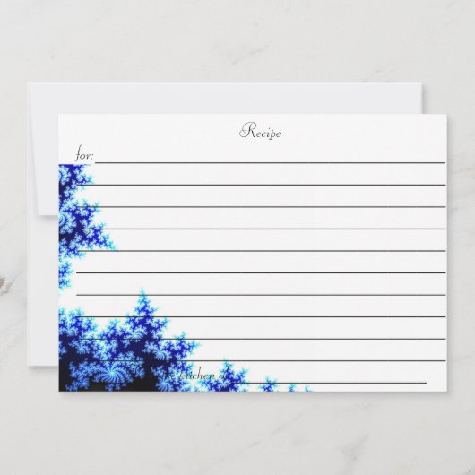 RECIPE-KAART (Achterkant)