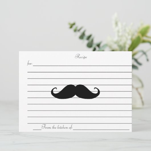 RECIPE-KAART (Staand voorkant)