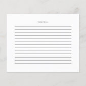 RECIPE-KAART | Floral van de Japanse bloesems (Achterkant)