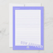 Recipe Kaart in Victoire Blue (Achterkant)