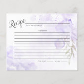 RECIPE-KAART | Lila Paarse Rozen van Painterly (Voorkant)