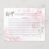 RECIPE-KAART | Pastel Dusty Pink Rose en Rosehip (Voorkant)