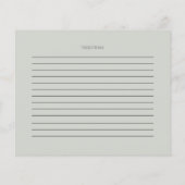 RECIPE-KAART | Pastel Pink Floral Bouquet (Achterkant)