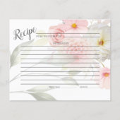 RECIPE-KAART | Pastel Pink Floral Bouquet (Voorkant)