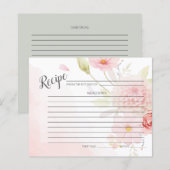 RECIPE-KAART | Pastel Pink Floral Spray (Voorkant / Achterkant)