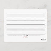 Recipe Kaart Poodle Bon Appetit White (Achterkant)