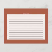 RECIPE-KAART | Stedelijke Waterverf Koraalbloemen (Achterkant)