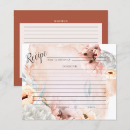 RECIPE-KAART | Stedelijke Waterverf Koraalbloemen