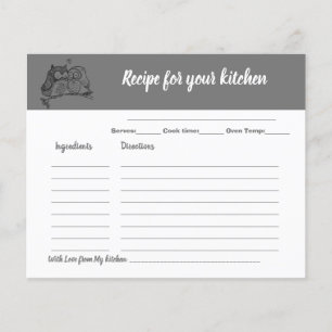 Recipe Kaart Vrijgezellenfeest Owls Love Flyer