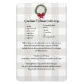 Recipe Keepomwille Kerstkoekjes rode groene vlecht Magneet (Verticaal)