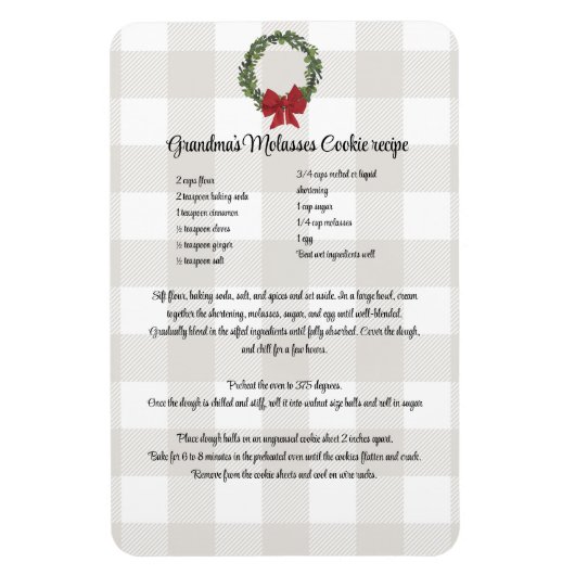 Recipe Keepomwille Kerstkoekjes rode groene vlecht Magneet (Verticaal)