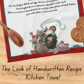 Recipe Keepomwille Red Kerstmis  kerstman Theedoek
