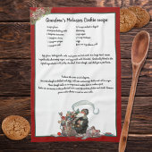 Recipe Keepomwille Red Kerstmis kerstman Theedoek