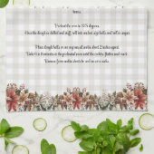 Recipe Keepomwille Xmas Cookie Gray Bufaloe plaid Theedoek (Gevouwen)