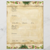 Recipe kerstakboek voor de kerstpagina van de fami (Achterkant)