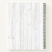 Recipe kookboek citroen waterverf wit hout notitieboek (Achterkant)