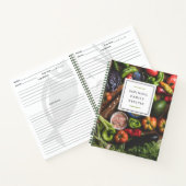 Recipe kookbook vers groenten Familie Notitieboek (Binnen)