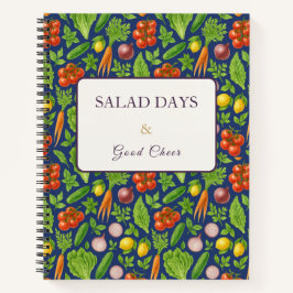 Recipe Notebook | Garden Vegetable Pattern | Foodi Notitieboek
