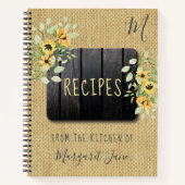Recipe organisator kookboek  keuken bijtend notitieboek (Voorkant)