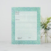 Recipe Page Family Heritage Cookbook Recipe Multom (Staand voorkant)