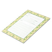 Recipe Page for Green Herb Leaves Multomap Notitieblok (Schuin)