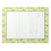 Recipe Page for Green Herb Leaves Multomap Notitieblok (Voorkant)