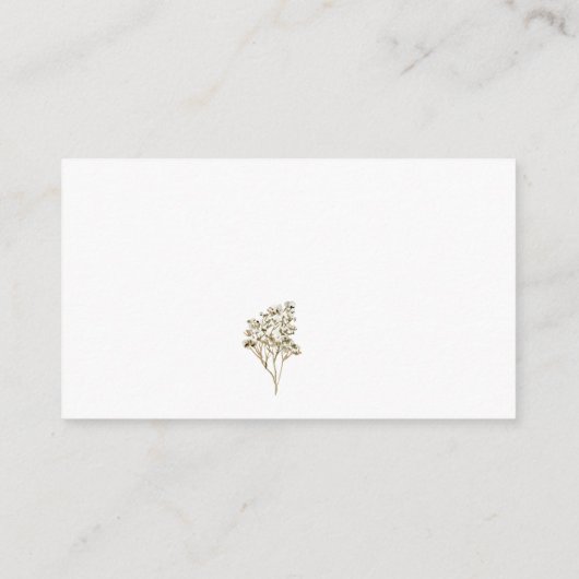 Recipe Request Love is in Bloom Boho Bridal Shower Informatiekaartje (Achterkant)