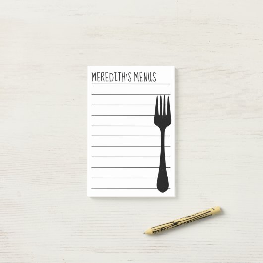 Recipe Sharing Note Pad voor Chef (Op bureau)