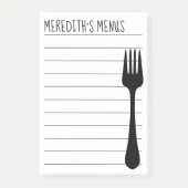 Recipe Sharing Note Pad voor Chef (Voorkant)