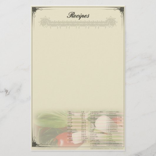 Recipe Stationery niet uitgesloten (Voorkant)