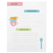 Recipe Template Page